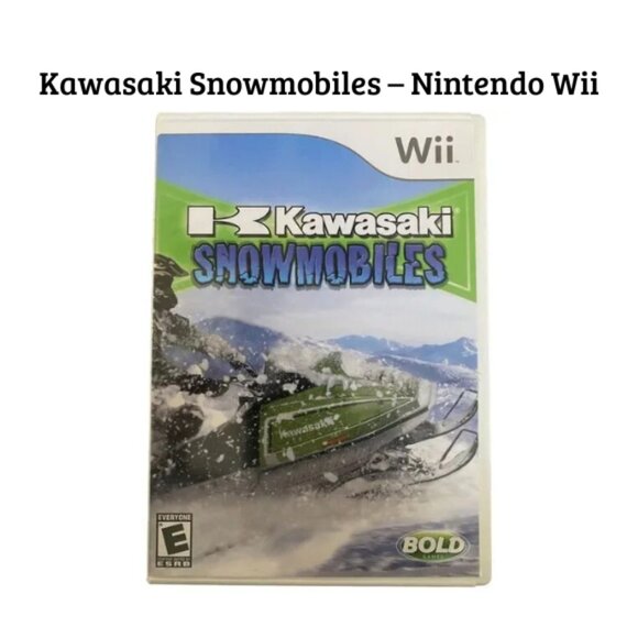 Kawasaki Snowmobiles – Nintendo Wii • Game Only (No Manual) - Picture 1 of 4